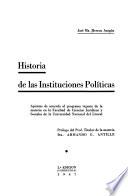 Historia de las instituciones políticas