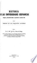 Historia de las universidades hispánicas: El período de los pequeños Austrias