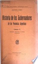 Historia de los gobernadores de las provincias argentinas: Mendoza, San Juan, La Rioja, Catamarca