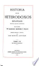 Historia de los heterodoxos españoles