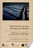 Historia de los usos del agua en México
