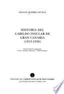 Historia del Cabildo Insular de Gran Canaria, 1913-1936