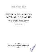 Historia del Colegio Imperial de Madrid
