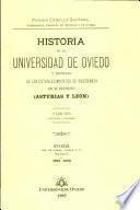 Historia Del Distrito Universitario de Oviedo