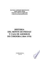 Historia del Monte de Piedad y Caja de Ahorros de Córdoba (1864-1978)