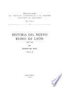 Historia del Nuevo Reino de León (1577-1723).