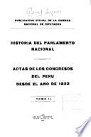 Historia del Parlamento Nacional