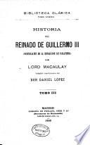 Historia del reinado de Guillermo III