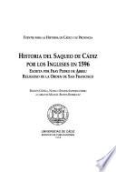 Historia del saqueo de Cádiz por los ingleses en 1596
