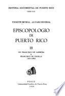 Historia documental de Puerto Rico: Episcopologio de Puerto Rico (5 v.)