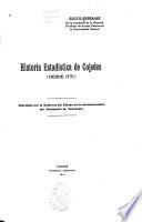 Historia estadística de Cojedes (desde 1771)