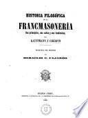 Historia filosófica de la francmasonería