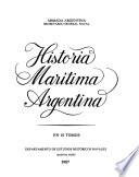Historia marítima argentina