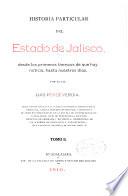 Historia particular del estado de Jalisco