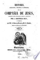 Historia religiosa, política y literaria de la Compañía de Jesús