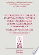 Historiografía sobre universidades en Italia. Épocas Moderna y Contemporánea