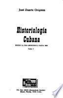 Historiología cubana: Desde la era mesozioca hasta 1898