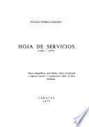 Hoja de servicios, 1929-1979
