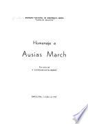 Homenaje a Ausias March