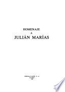 Homenaje a Julián Marías