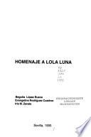 Homenaje a Lola Luna