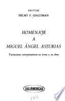 Homenaje a Miguel Angel Asturias