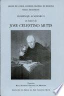 Homenaje Académico en honor de José Celestino Mutis