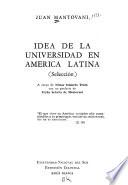 Idea de la universidad en América Latina