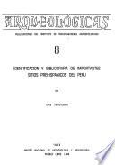 Identificación y bibliografía de importantes sitios prehispánicos del Perú
