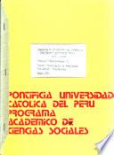 Ideologías, funciones del estado y políticas económicas Perú, 1900-1980