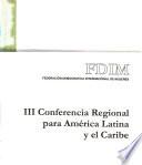 III Conferencia Regional para América Latina y el Caribe