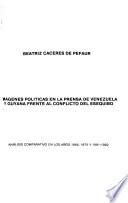 Imágenes políticas en la prensa de Venezuela y Guyana frente al conflicto del Esequibo