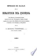 Impresos de Alcalá en la biblioteca del Escorial