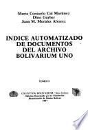 Indice automatizado de documentos del archivo Bolivarium Uno