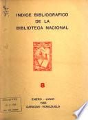 Indice bibliografico de la Biblioteca Nacional
