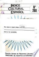Indice cultural español