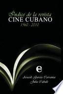 Índice de la revista Cine Cubano