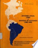 Informe anual (1983) y síntesis de acciones (1980-1983)