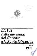 Informe anual del gerente a la junta directiva