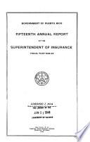Informe anual del Superintendente de Seguros
