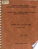 Informe Anual Proyecto Lena Guatemala 1983