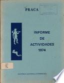 Informe de Actividades 1974