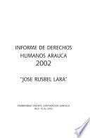 Informe de derechos humanos, Arauca, 2002