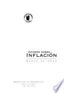Informe sobre inflacion