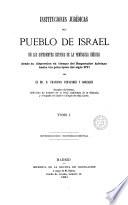 Instituciones jurídicas del pueblo de Israel en los diferentes estados de la península ibérica
