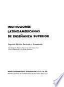 Instituciones latinoamericanas de enseñanza superior