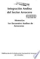 Integración Andina del sector Arrocero