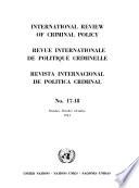 International Review of Criminal Policy