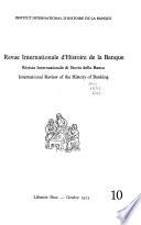 International Review of the History of Banking