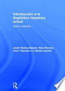Introducción a la lingüística hispánica actual
